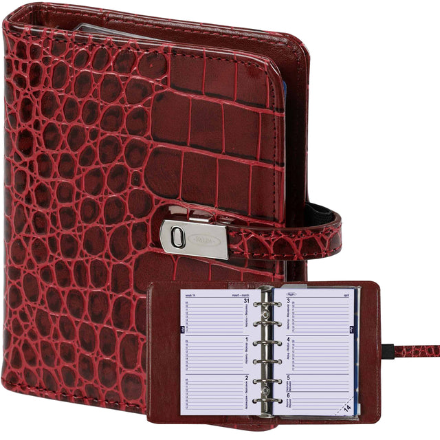 Kalpa - Organizer kalpa pocket + ag24-25 croco mulberry