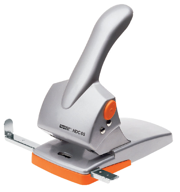 Rapid - Performorator HDC65, 65 feuilles, gris et orange