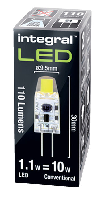 Intégrale - lampe à LED GU4 4000k blanc frais 101w 110lumen