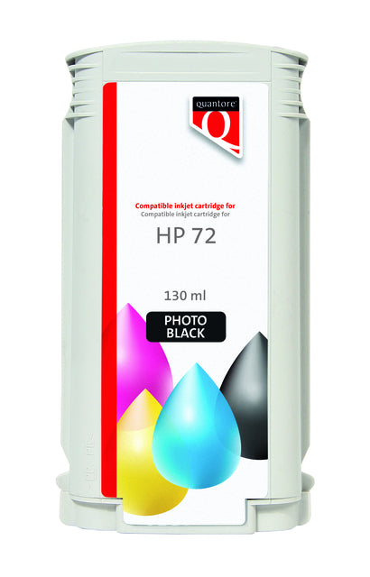 Quantore - Inkcartridge Alternative für 72 C9370A Foto schwarz | 12 Stücke