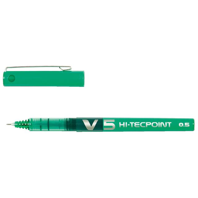 Pilot - Rollerpen pilot hi-tecpoint bx-v5 f groen | 12 stuks