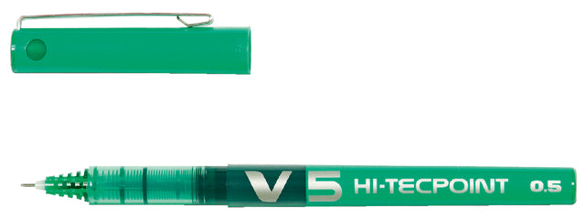 Pilot - Rollerpen pilot hi-tecpoint bx-v5 f groen | 12 stuks