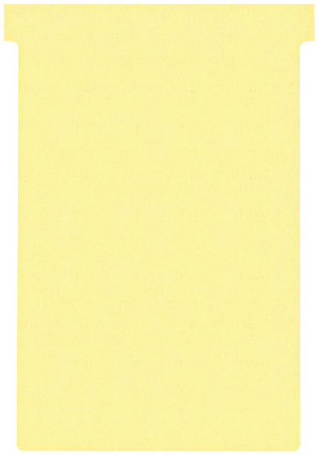 Nobo - T -Planboard Cards Index 4, FT 180 x 124 mm, jaune