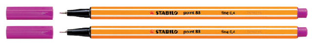 STABILO - Fineliner point 88/56 f rozerood | 10 stuks