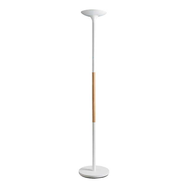 UNILUX - Vloerlamp pryska led hout wit