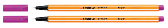 STABILO - Fineliner point 88/55 f paars | 10 stuks