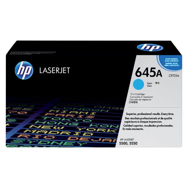 HP - Tonercartridge C9731A 645A Bleu | 1 morceau