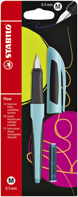 Stabilo - Fountain Stift Flow Sporty Puristblue