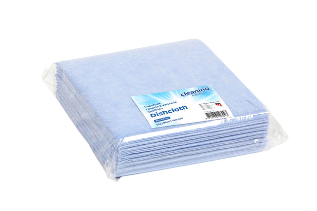 CleanInQ - Arbeitstuch Viskose 38x40 cm Blau 10 Teile | 20 Stücke