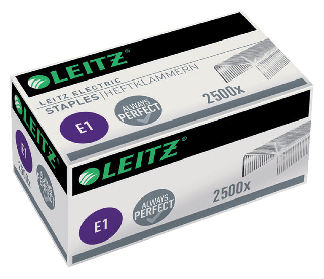 Leitz - Staples E1 galvanisé 2500 pièces | 10 pièces