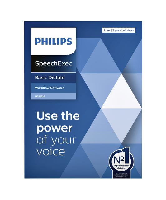 Philips - Licentie philips basic dictate lfh4722 2 jaar