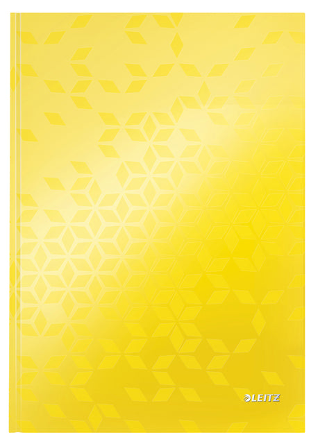 Leitz - Notebook wow a4 ligne jaune