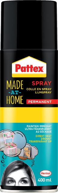 Pattex - Le spray de passe-temps à colle peut permanent 400 ml | 6 pièces