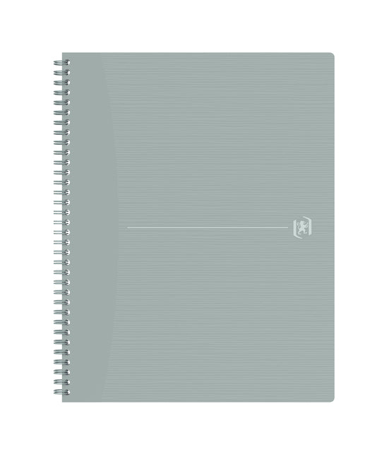 Oxford - Origin Spiral Script, Ft A4 +, 140 pages, doublé, gris