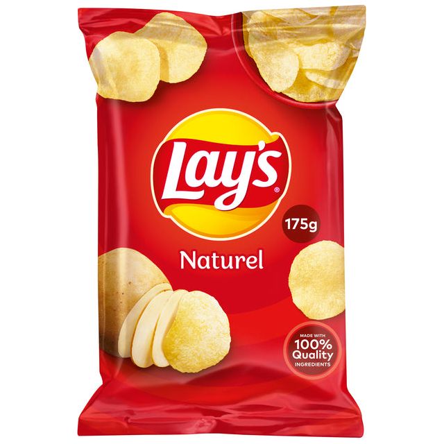 Lay's - Chips lay's naturel 175 gram | 8 stuks