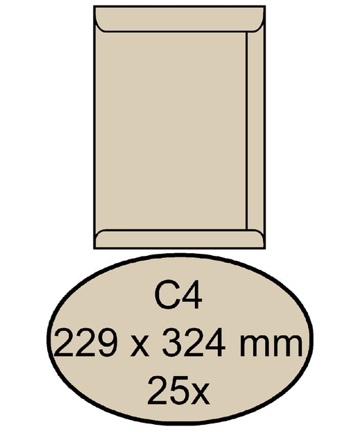 CleverMail - Umschlag Ceverpack Deed C4 229x324 Ventil 25st Cr | Sich ein 25 -Stück schnappen