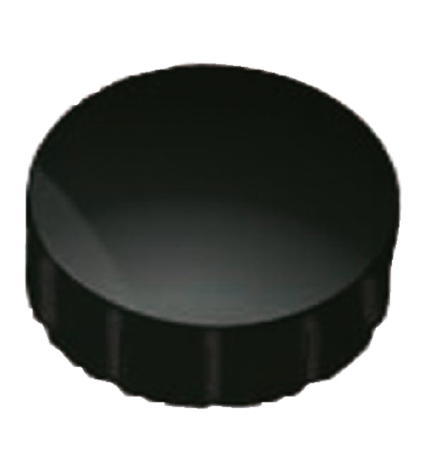 Maul - aimant solide, 15 mm, Tenskkracht 150 gr, boîte de 10 pièces, noir