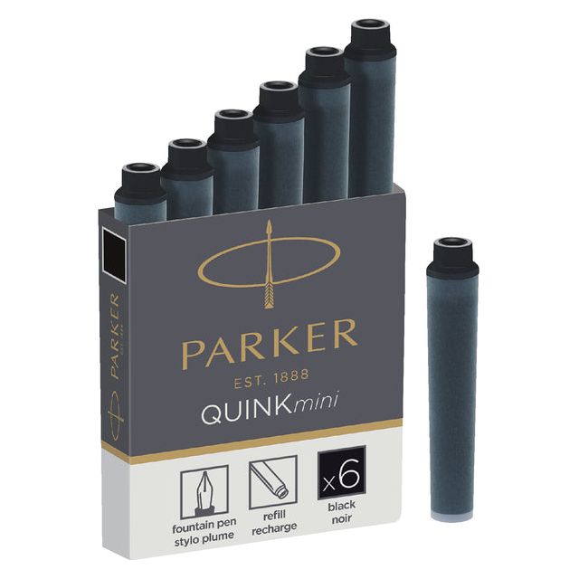 Parker - Inktpatroon parker quink mini tbv parker esprit zw | 30 stuks