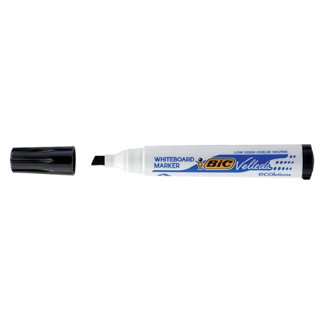 BIC - Felt -Tip Pen 1751 Blanc Blanc Black incliné 3,7-5,5 mm