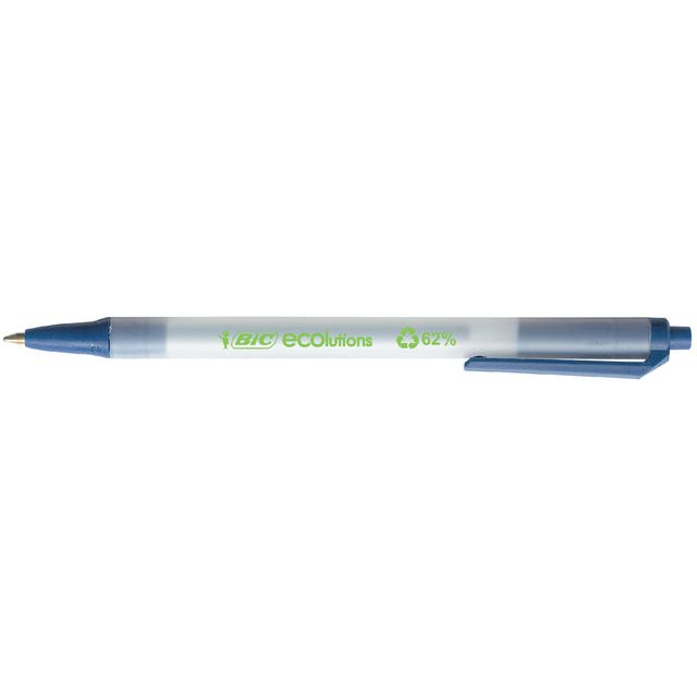 Bic Ecolutions - Balpen bic ecolutions m blauw | 50 stuks