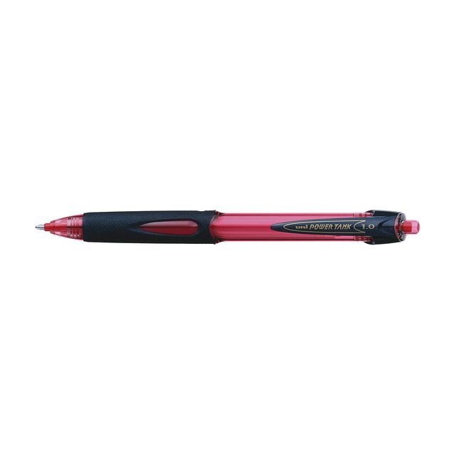 Uni -Ball - Ballpoint Power Tank 1mm Red | Boîte extérieure une pièce 12