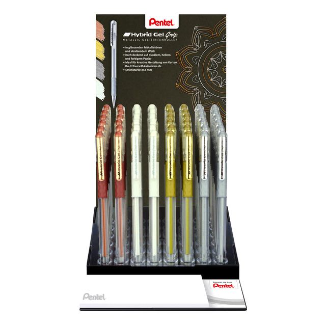 Pentel - Affichage Gelsrast K118 0,3 mm de 4 couleurs