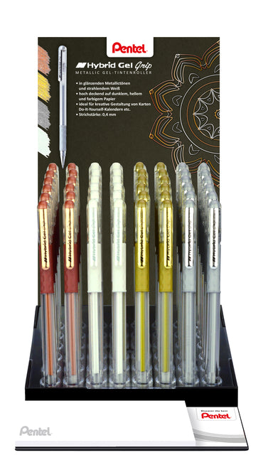 Pentel - Affichage Gelsrast K118 0,3 mm de 4 couleurs