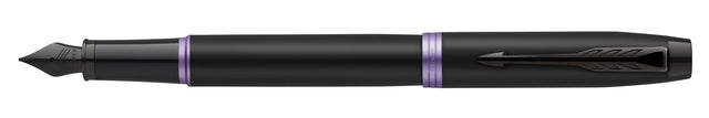 Parker - Fountain Pen Im Black Purple Bague vibrante Medium