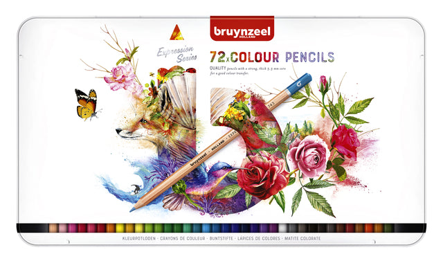 Bruynzeel - crayons de couleur Sion Couleur de 72 pièces Assorti | 4 pièces