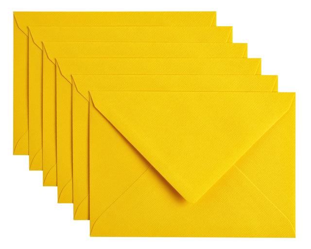 Papicolor - Enveloppe C6 114x162mm Dottergeel