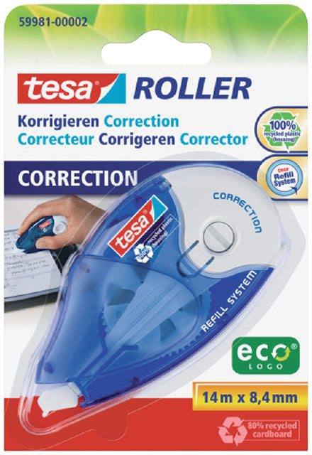 Tesa - Correctieroller eco 8.4mm navulbaar blister | 5 stuks