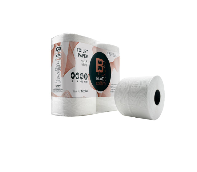 Blacksatino - papier toilette 2 -yer 400vel