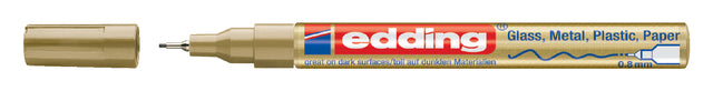 Edding - Felt -Tip Edding 780 Marker laquer autour de l'or 0,8 mm