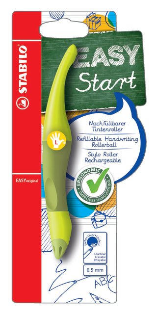 Stabilo - Rollerpen Easyoriginal Linkshanded Lime/Green Blase