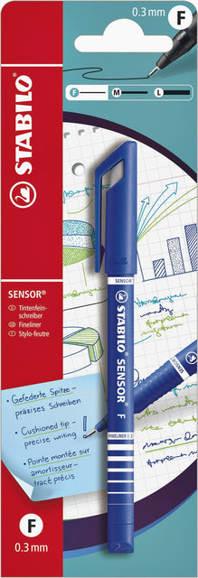 Stabilo - Capteur Fineliner Blue Blister