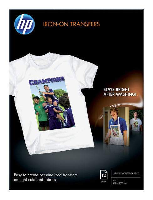 HP - T-shirt transfer hp c6050a a4 170gr