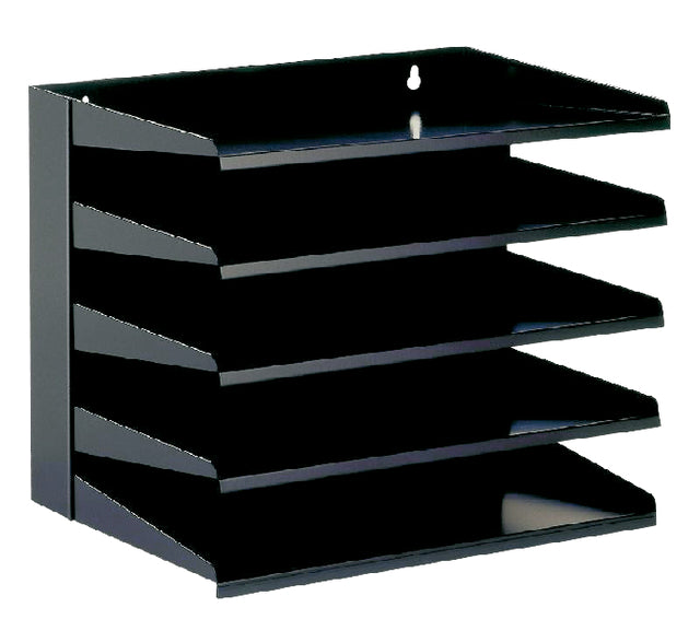 Vepa Bacs - Rack de tri 5 pièces, noir