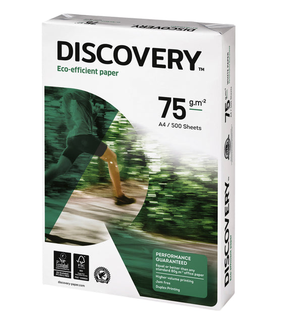 Discovery - Kopieerpapier discovery a4 75gr wit | 5 stuks