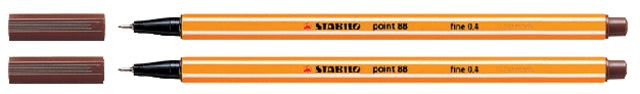 Stabilo - Fineliner point 88/45 f bruin | 10 stuks