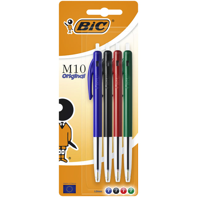 Bic - Balpen bic m10 m assorti | 20 stuks