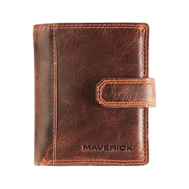 Maverick - Kaarthouder  the original super compact rfid leer bruin