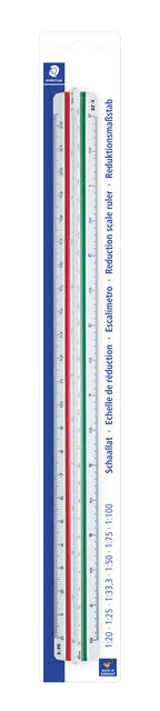 Staedtler - Schaalliniaal 561 300mm verd training | 6 stuks