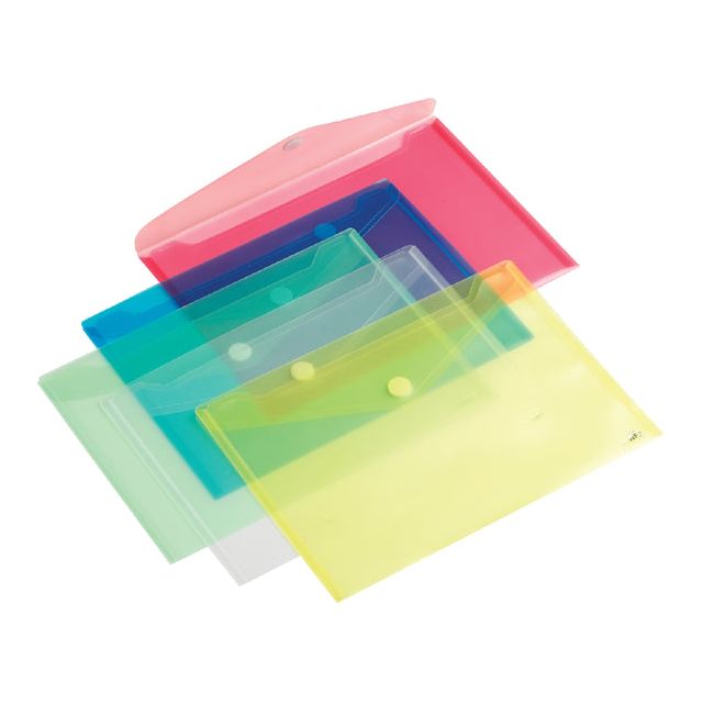 Quantore - enveloptas a4 335x240mm nons pp blanc transparent