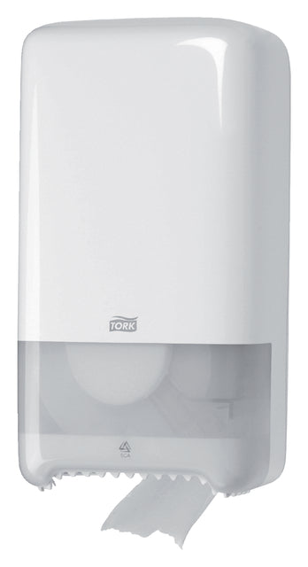 Tork - Dispensateur de toilette Twin Mid-Size T6 Elevation Blanc 557500