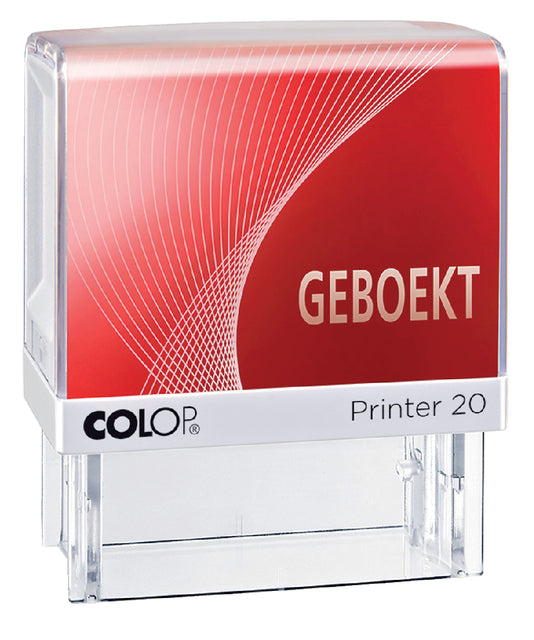 Colop - formulestempel Printer tekst: GEBOEKT