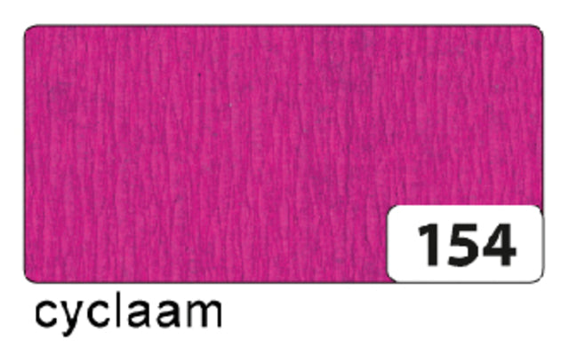 Folia Paper - Crepe Paper Folia 250x50cm NR154 Cyclamen | 10 pièces