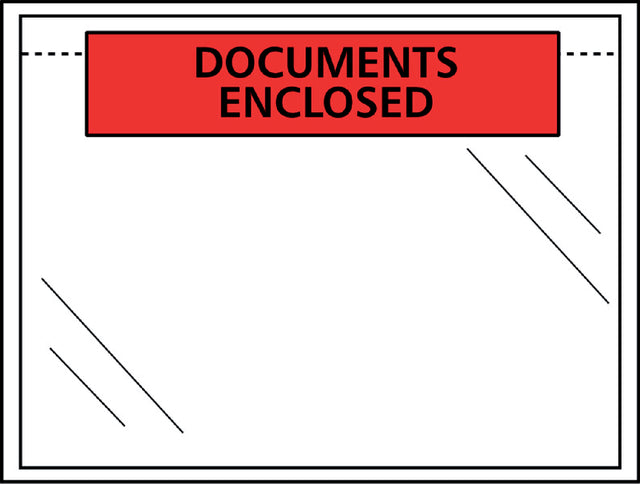 CleverPack - Cleverpack documenthouder Documents Enclosed, ft 175 x 115 mm, pak van 100 stuks