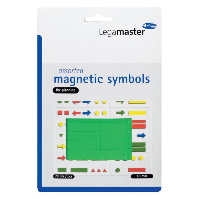 Magnet Legamaster Symboles 10 mm Green Assorti