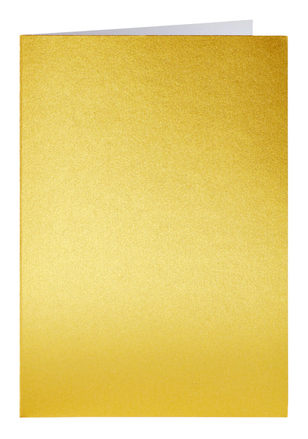 Papicolor - Correspondentiekaart papi dubbel a 6mtl goud