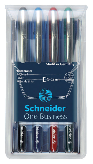 Schneider - Rollerpen Ein Geschäfts mit 4 Teilen mit 0,6 mm Assorti